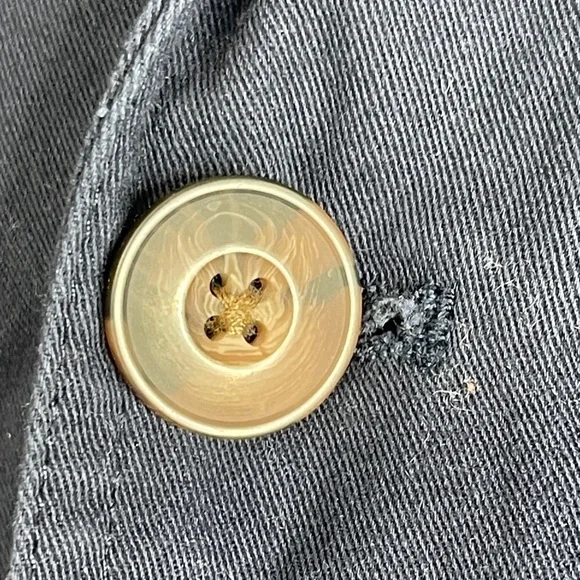 Duluth Trading Presentation Jacket Men’s 2XL Navy Blue Twill Cotton Lined Rugged - Picture 3 of 5